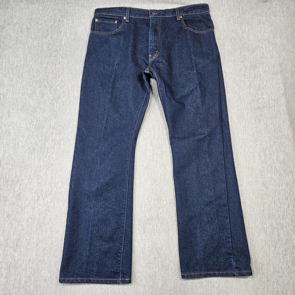 Levi's Jeans Mens 38x32 Blue 517 Bootcut Dark Wash Cotton Denim Cowboy Western